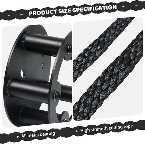 Resistance Trainer Machine Arm Strength Training Pulley Rope Puller Fitness Trainer Rope Adjustable Resistance Training Machine for Tailored Home Workouts in Kuwait