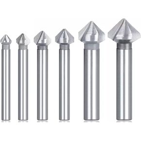 Countersink Drill Bit 4.5-50mm High Speed Steel 3 Flute 90 Degrees Chamfering Wood Metal Hole Drilling Tool 1Pcs(4.5mm) in Saudi Arabia
