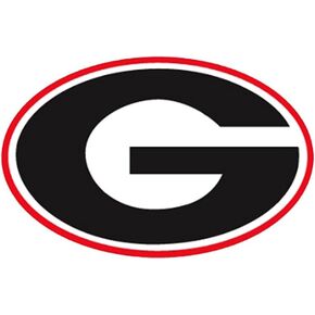 Craftique Georgia Bulldogs G Logo Car Decal-18in in Kuwait