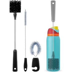 EasyAcc [3 Pack] Water Bottle Cleaner Brush for Owala Stanley Hydroflask, Long Handle Water Bottle Scrubbing Brush, with Straw Cleaner & Nipple Brush, for Coffee Mugs, Tumblers, Ice Tea Jars in Kuwait
