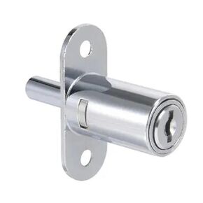 32mmx19mm Cylinder Zinc Alloy Chrome Finish Plunger Lock, Keyed Alike 1Pcs in Kuwait