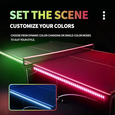 LED Ping Pong Table Light, Color Changing LED Table Tennis Light Transform Your Game Experience (Table Not Included) in Kuwait