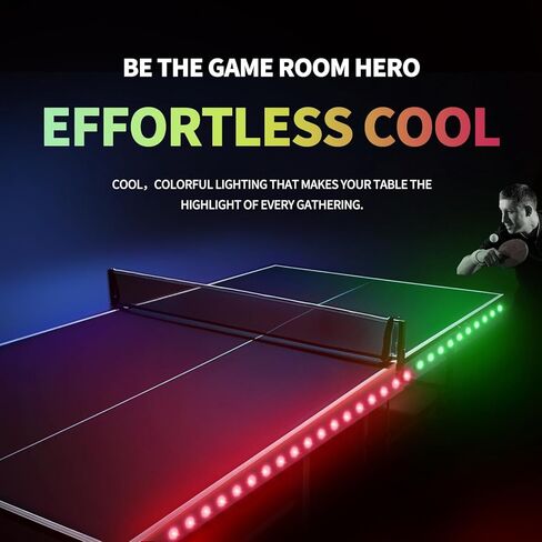 LED Ping Pong Table Light, Color Changing LED Table Tennis Light Transform Your Game Experience (Table Not Included) in Kuwait