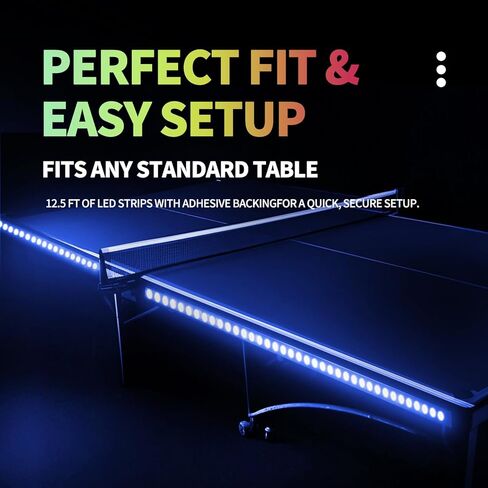 LED Ping Pong Table Light, Color Changing LED Table Tennis Light Transform Your Game Experience (Table Not Included) in Kuwait
