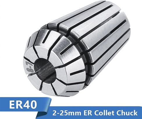 Spring Collet Lathe ER40 Collet Chuck 4.0-25.0mm Spring Collet Clamp Tool Holder for Machine Milling Lathe Tool 1Pcs(1pc ER40-11.0mm) in Saudi Arabia