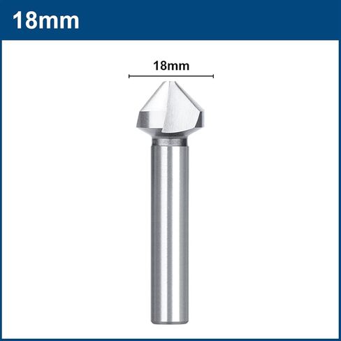 Countersink Drill Bit 4.5-50mm High Speed Steel 3 Flute 90 Degrees Chamfering Wood Metal Hole Drilling Tool 1Pcs(4.5mm) in Saudi Arabia