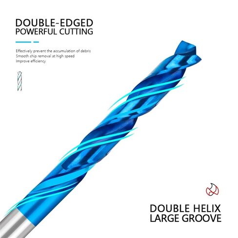 Drill Bit Steel M35 Fully Ground Twist Drill Bit Degrees Helix Hole Drilling Tools for Wood Metalworking 1Pcs(6.5mm) in Kuwait