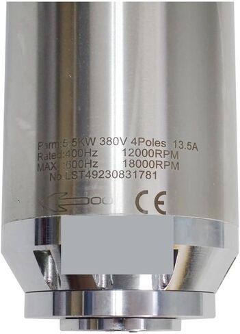 7.5KW BT30 automatic pneumatic water-cooled spindle motor 220V 380V(8pole 380V 18000RPM) in Saudi Arabia