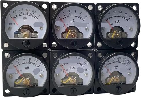 قطعة واحدة من مقياس Ammeter So-45 Round Panel Black 47x47mm (50ama) in Kuwait
