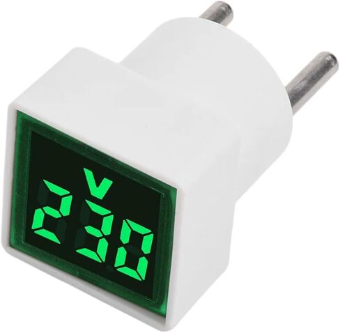 1PCS مربع فولتميتر LED AC 50-500V (الأزرق) in Saudi Arabia