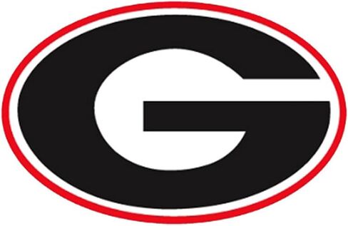 Craftique Georgia Bulldogs G Logo Car Decal-18in in Saudi Arabia