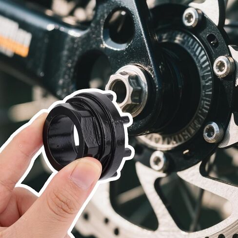 8-Tooth Spline Bike Bottom Bracket Tool, Steel Cassette Lockring Tool Sealed Sleeve Bicycle Flywheel Remover Compatible with SRAM Truvativ ISIS in Saudi Arabia