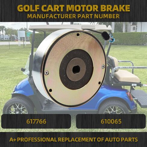 Dasbecan Golf Cart Motor Electric Brake Compatible with EZGO RXV 2008-2019 48V Electric & Elite Lithium Replace# 617766 610065 in Saudi Arabia