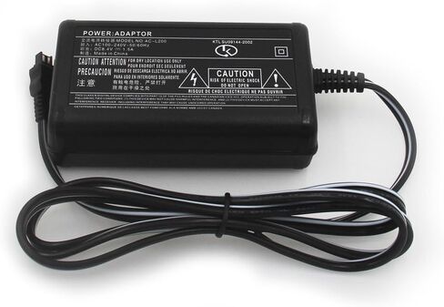 AC-L200C AC Adapter Charger Compatible Sony DCR-SX44, DCR-SR42, DCR-SR45, DCR-SR47, DCR-SR68, DCR-DVD105, DCR-DVD108, DCR-DVD308 Handycam Camcorder in Kuwait