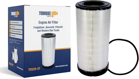 TORQUE Engine Air Filter 23.6" x 11.4" for Select semi Truks Replaces RS3539 AF25247 LAF4816 46843 6843 CA8180 DN LAF4816 2191 85114076 2 PCS (TR520-EF) in Saudi Arabia