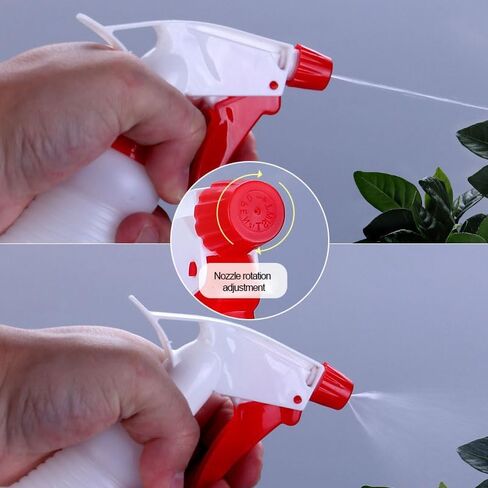 26 Oz Spray Bottles, Mist/Stream, Large Squirt Bottles, Leak Proof Plastic Water Spray Bottle for Cleaning, Gardening, Plant, Hair Styling-White in Saudi Arabia