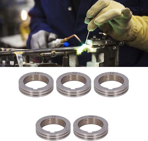 Wire Feed Drive Roller Bearing Steel Welder Wire Feed Roller for Binzel Wire Feeder 1.0 1.2mm 5Pcs in Saudi Arabia