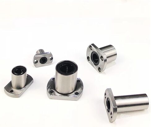 4pcs قطع مزدوجة نوع الحافة المحامل LMH6UU LMH8UU LMH10UU LMH12UU LMH13UU LMH16UU 20 25 30UU (2 HOLES LMH10UU) in Saudi Arabia