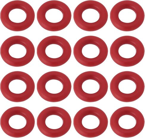 Sing F Ltd 100pcs السيليكون O-Ring VMQ Part Part Rings Gasket 7.24mm OD 3.68mm ID 1.78mm عرض مناسب للهيدروليكات وختم الهوائيات الأحمر in Saudi Arabia