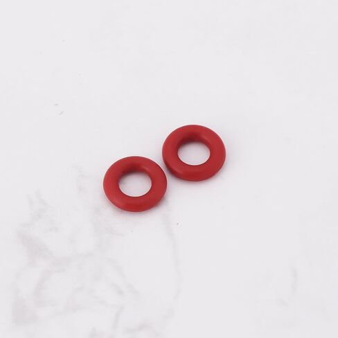 Sing F Ltd 100pcs السيليكون O-Ring VMQ Part Part Rings Gasket 7.24mm OD 3.68mm ID 1.78mm عرض مناسب للهيدروليكات وختم الهوائيات الأحمر in Saudi Arabia
