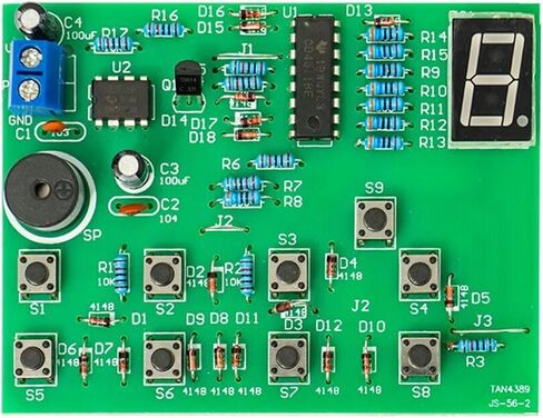 CD4511 8-Way Display Display Repless Kit 8-Way Electronic Contrach Contest Teaching Assembly Assembly DIY Parts in Saudi Arabia
