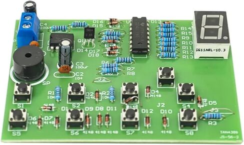 CD4511 8-Way Display Display Repless Kit 8-Way Electronic Contrach Contest Teaching Assembly Assembly DIY Parts in Saudi Arabia