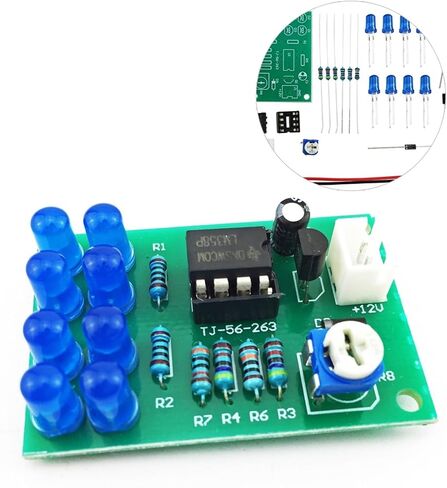 LM358 تنفس مصباح لحام طقم مجموعة التدريب على تجربة التدريب على الإنتاج الإلكتروني للاهتمام أجزاء DIY in Saudi Arabia