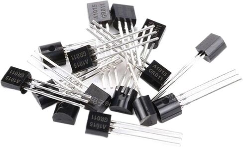 مربع Triode Kit to-92 حزمة العناصر ترانزستور مجموعة العناصر صندوق 10 أنواع ، 500 في المجموع in Saudi Arabia