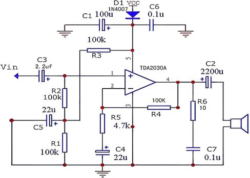 تبسيط TDA2030A Mono Amplifier Kit Assembly Assembly Trainronic Skills Training DIY الإنتاج الإلكتروني in Saudi Arabia