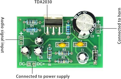 تبسيط TDA2030A Mono Amplifier Kit Assembly Assembly Trainronic Skills Training DIY الإنتاج الإلكتروني in Saudi Arabia