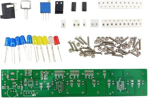 التحكم في الصوت الإلكترونية الكريستال عمود إنتاج مكعب LED DIY الإنتاج ممارسة الصوت طيف الموسيقى الطيف in Saudi Arabia