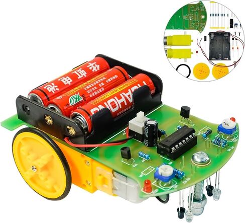 D2-8 Tracking Car Car Kit 74LS00 خط الأشعة تحت الحمر in Saudi Arabia
