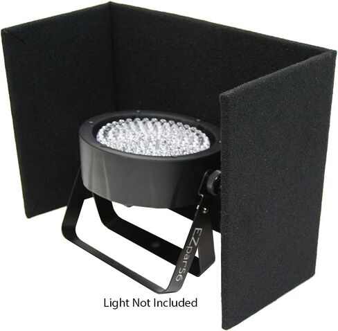 American Sound Connection DJ Lighting Universal Slimpar 38 56 64 Can LED Light Uplighting Black Shield Cover in Saudi Arabia