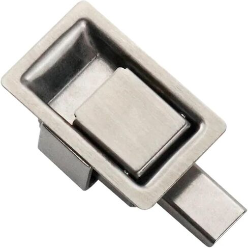 Stainless Steel Pull-Type Panel Lock Collision Bolt Lock Flat Small Toolbox Equipment Lock 1Pcs in Saudi Arabia
