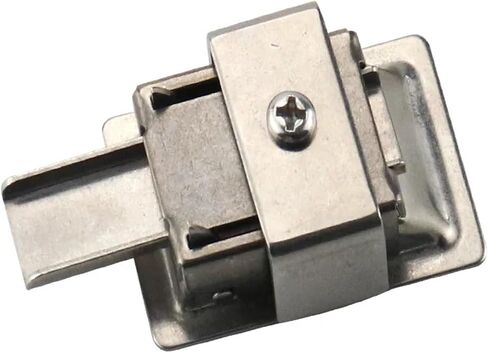 Stainless Steel Pull-Type Panel Lock Collision Bolt Lock Flat Small Toolbox Equipment Lock 1Pcs in Saudi Arabia