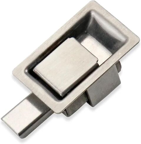 Stainless Steel Pull-Type Panel Lock Collision Bolt Lock Flat Small Toolbox Equipment Lock 1Pcs in Saudi Arabia