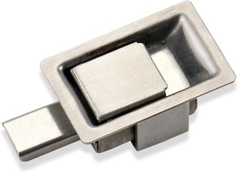 Stainless Steel Pull-Type Panel Lock Collision Bolt Lock Flat Small Toolbox Equipment Lock 1Pcs in Saudi Arabia