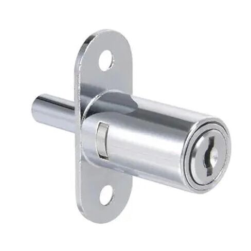 32mmx19mm Cylinder Zinc Alloy Chrome Finish Plunger Lock, Keyed Alike 1Pcs in Kuwait
