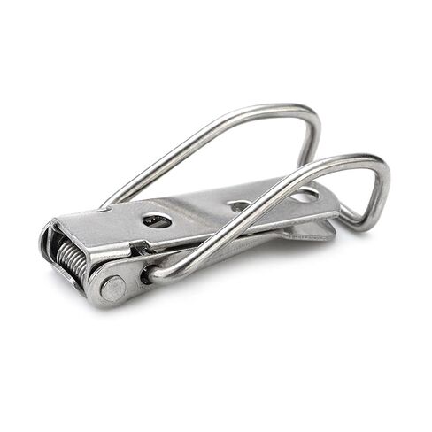 4pcs J115b الصلب الصلب الصلب صناديق Hasp Lock 74 * 20 زنبرك محملة مزلاج تم تبديل القفل لأجهزة نافذة الباب المنزلق in Saudi Arabia