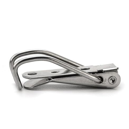 4pcs J115b الصلب الصلب الصلب صناديق Hasp Lock 74 * 20 زنبرك محملة مزلاج تم تبديل القفل لأجهزة نافذة الباب المنزلق in Saudi Arabia