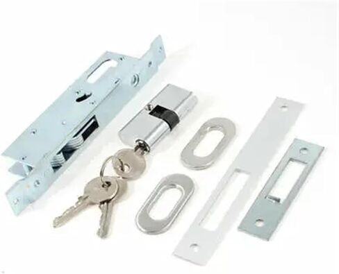 قفل الباب المنزلق المعدني قفل Deadbolt 23mm 0.91inch Backset مع مفاتيح 1pcs in Saudi Arabia