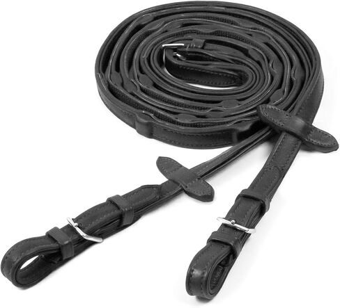 Schockemohle Durasoft Grip Reins - Buckle End in Saudi Arabia