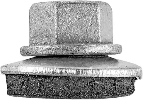 10 x 4 NO Paint Metal Roofing Screws - Hex Washer Head- Self-Starting/Tapping - EPDM Washer. 1 x 250 Count Bag - 250 Screws in Saudi Arabia