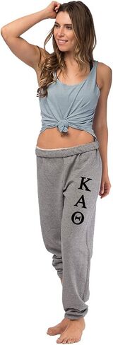 Kappa Alpha Theta Oversized Sweatpants - Theta Sorority Joggers Sweats Lounge Pants in Saudi Arabia