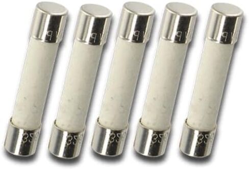 Pack of 5, F1.6A250V, F1.6A 250V, F1.6 250V Cartridge Ceramic Fuses 5X20mm (3/16 inch x 3/4 inch), 1.6A 250V, Fast Blow (Fast Acting) in Saudi Arabia