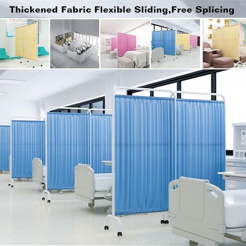 Room Divider,Privacy Screen Portable,Standing Door Partition with Casters,Create Privacy Space for Classroom Hospital Kids Room Office(Color 6,1-Panel) in Saudi Arabia