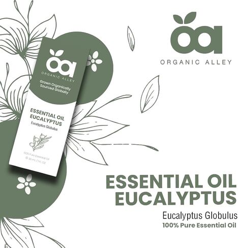 Lavender Essential Oil by Organic Alley | 100% Pure Therapeutic Grade | Natural Aromatherapy Oil | Essential Oil for Relaxation | Lavandula Angustifolia (0.33 Fl Oz, Lavender) in Saudi Arabia