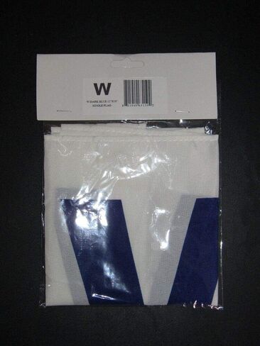 رياح التجارة 12x18 12'x18 '' Chicago Cubs w win tex tex tex kninted flag banner grommets premium fade resistant in Saudi Arabia