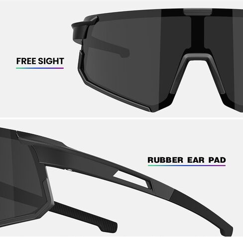 Polarized Mens Sunglasses Sports Sunglasses for Men Women for Running Cycling 3 Pack in Saudi Arabia
