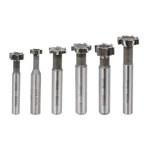 T Slot End Mill ، T Slot Milling 10-32mm عالية السرعة جهاز التوجيه الصلب البت. in Saudi Arabia